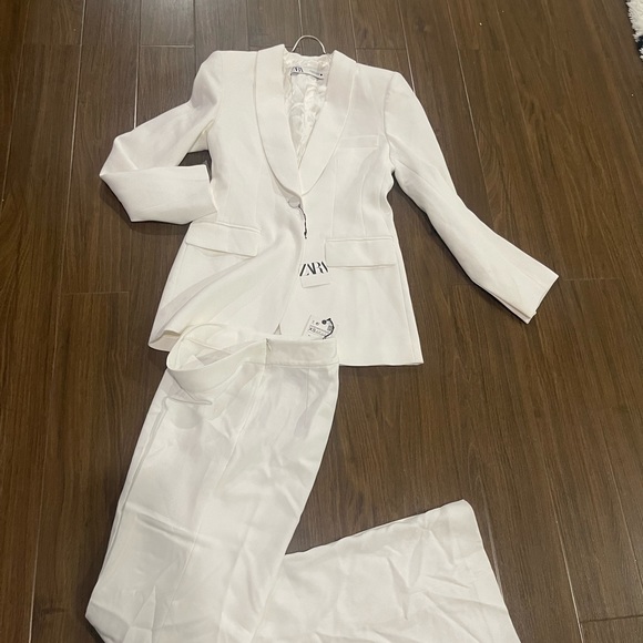 Zara new  tuxedo white suit - Picture 6 of 15